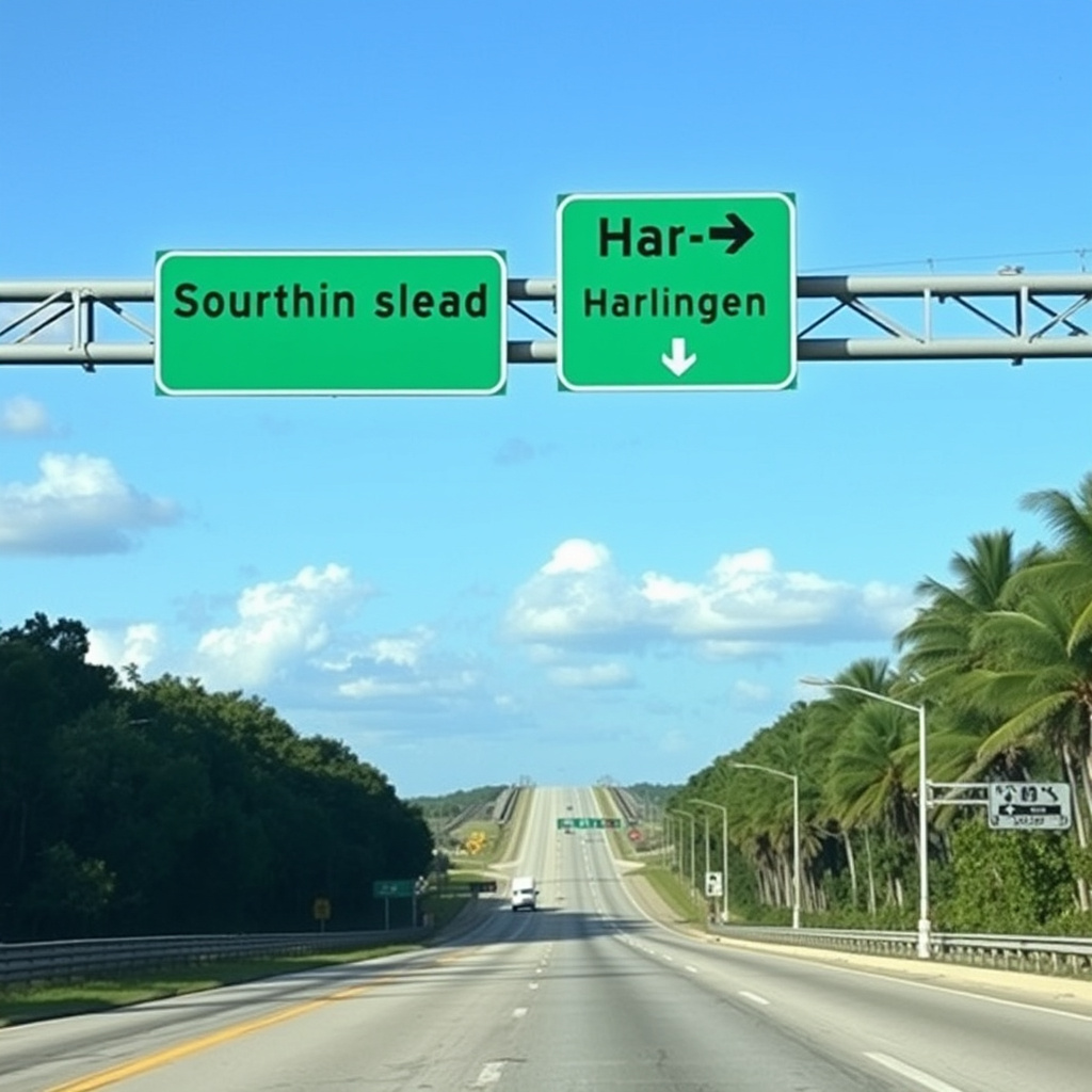 To Reach South Padre Island: Continue Down Highway 77/281